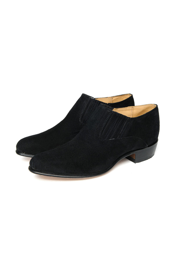 chamula Choclo [Suede Leather] Booties Ante Negro