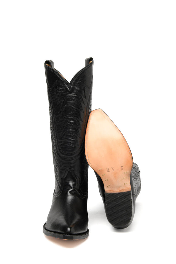 Chamula Cowboy Boots Boots Negro