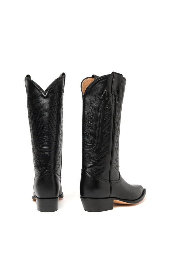 Chamula Cowboy Boots Boots Negro