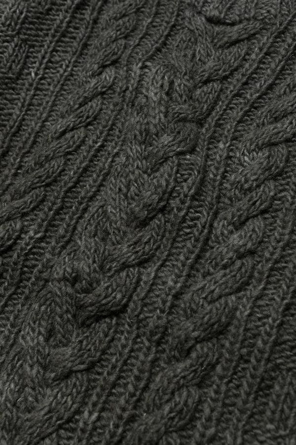 Chamula Fisherman Pullover - Factory Olive Sweater S