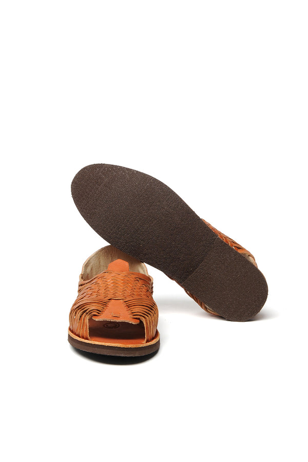 chamula GDL Sandals Red Brown