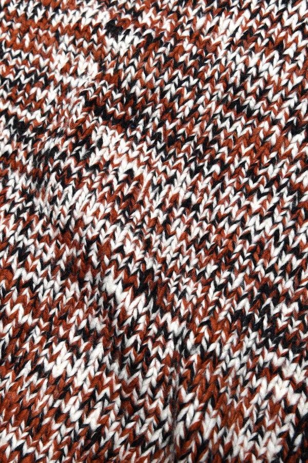 Chamula Mix Heather Hoodie - Brown Mix Sweater L