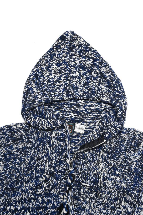 Chamula Mix Heather Hoodie - DK. Navy Mix Sweater M