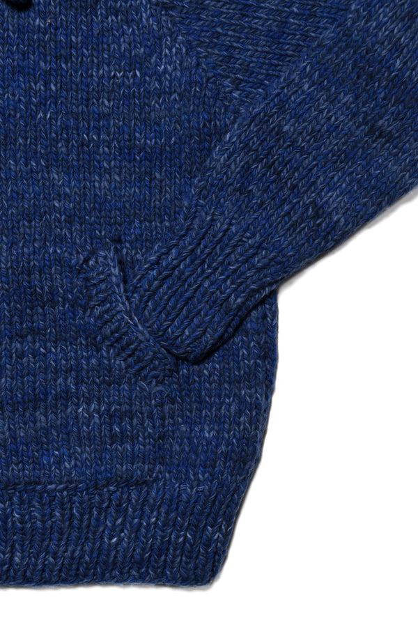 Chamula Mix Heather Hoodie - Navy Mix Sweater M