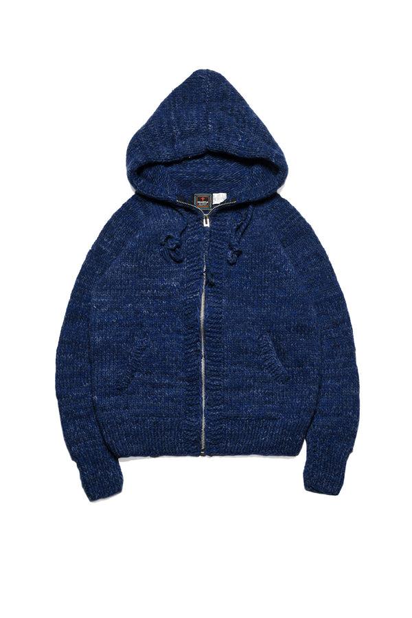 chamula Mix Heather Hoodie - Navy Mix Sweater M