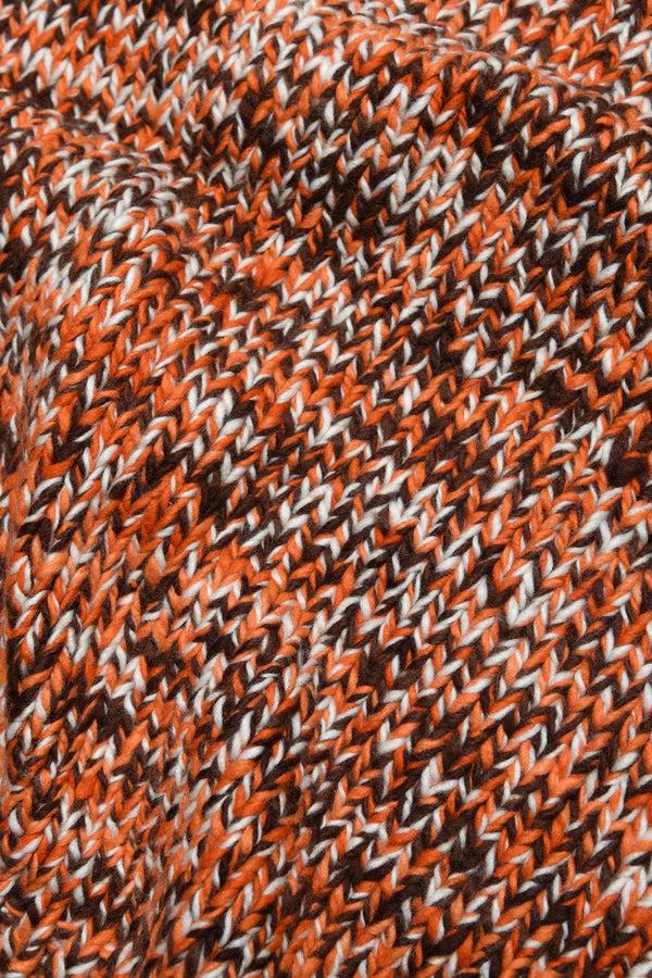 Chamula Mix Heather Hoodie - Orange Mix Sweater M