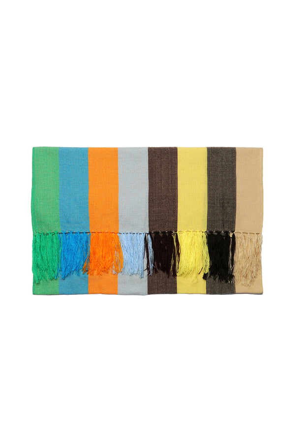 chamula Narrow Muffler 8 Color Combi - Color 4 Scarf