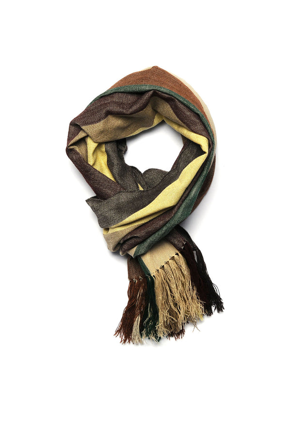 Chamula Narrow Muffler 8 Color Combi - Color 6 Scarf