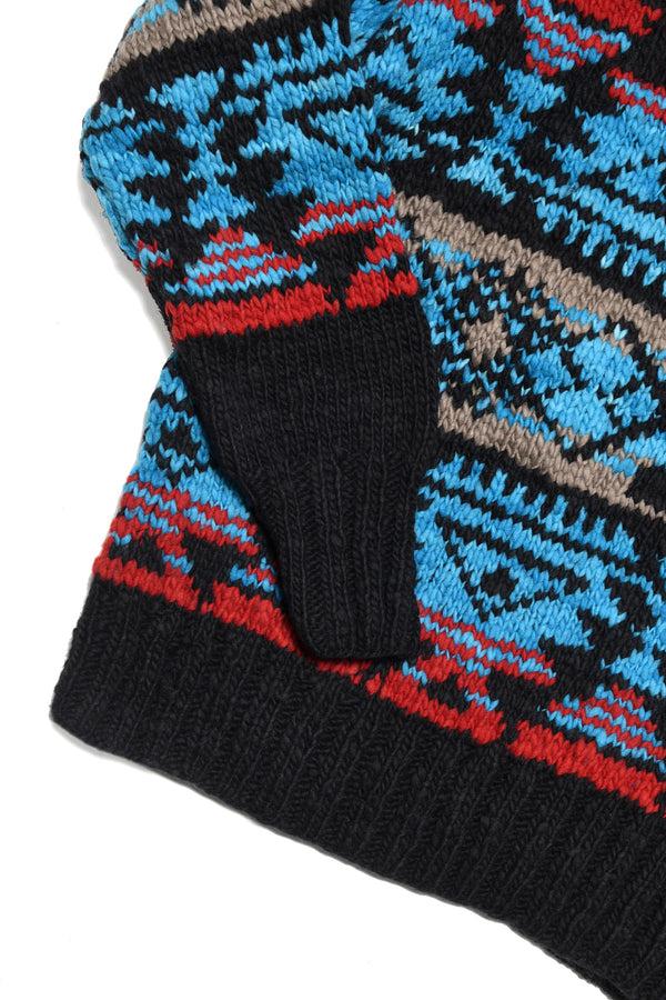 Chamula Navajo #2 Pullover - Black Sweater M