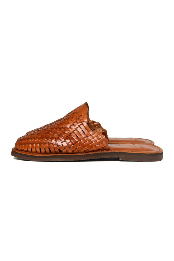 Chamula Polanco Sandals Red Brown
