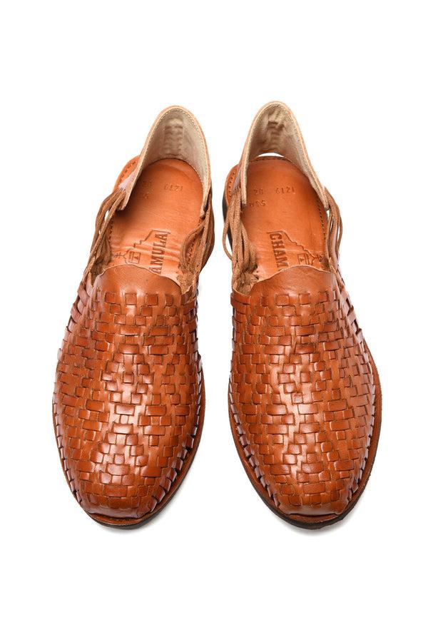 Chamula Rio Grande Sandals Red Brown