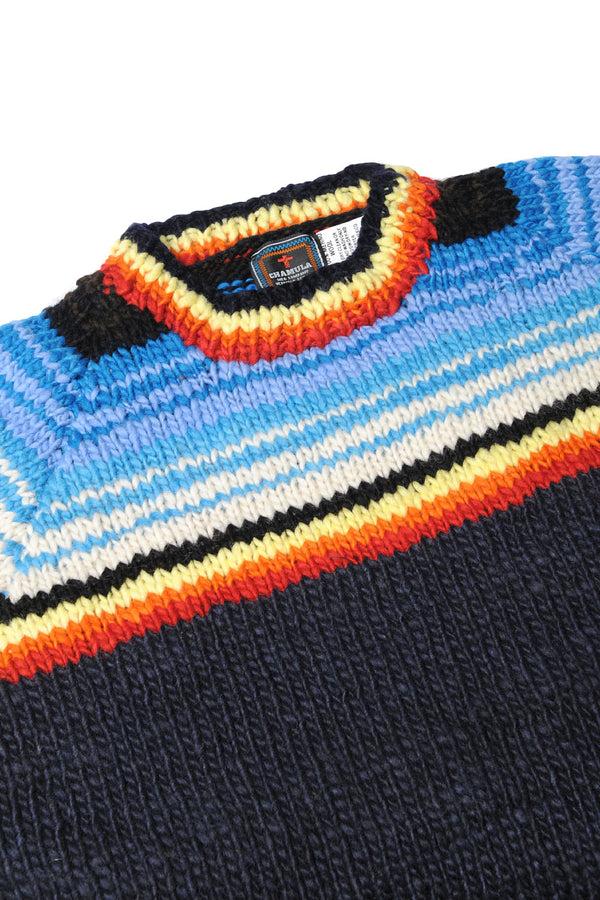 Chamula Serape Pullover - Navy Sweater S