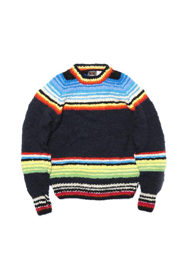 chamula Serape Pullover - Navy Sweater S