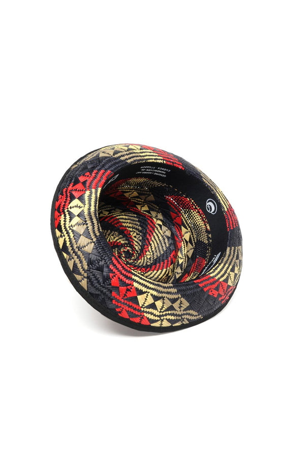 Chamula Sombrero Multi - Black Rasta Hats 58
