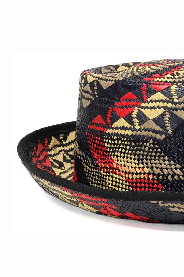 Chamula Sombrero Multi - Black Rasta Hats 58