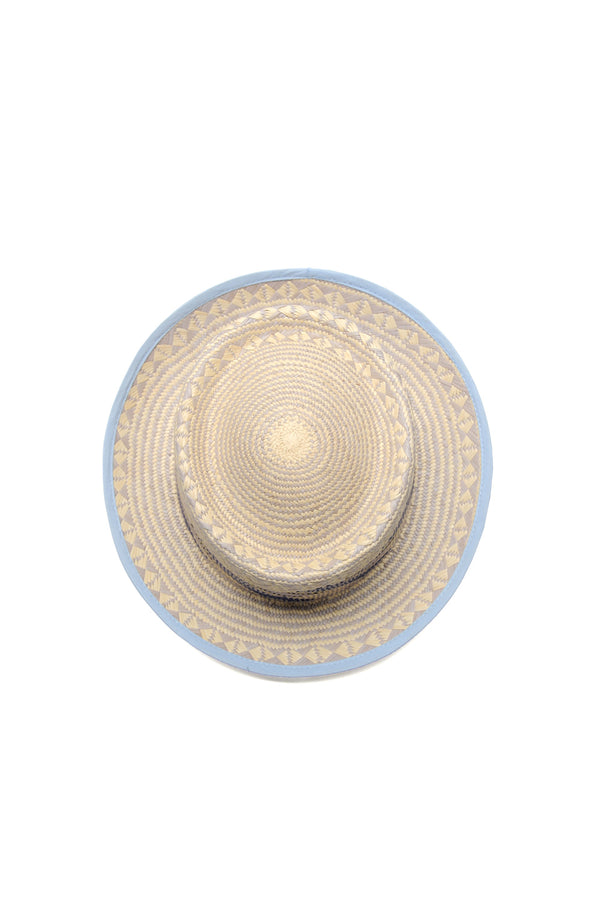 Chamula Sombrero Multi - Lt. Blue Multi Hats 56
