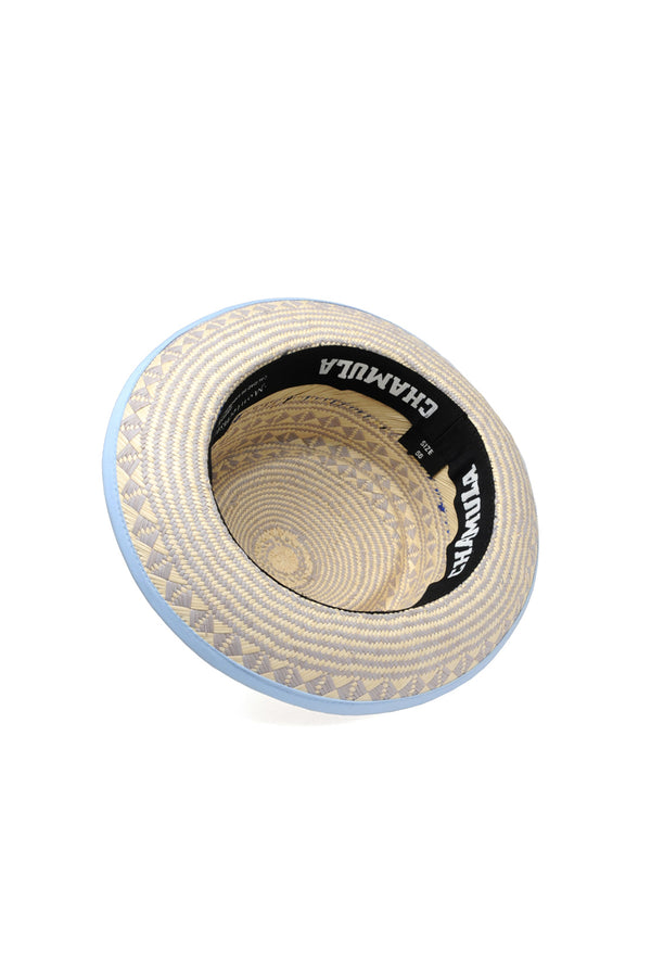 Chamula Sombrero Multi - Lt. Blue Multi Hats 56