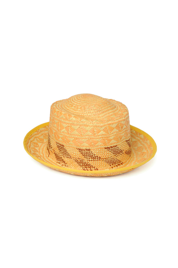 chamula Sombrero Multi - Orange Yellow Multi Hats 57