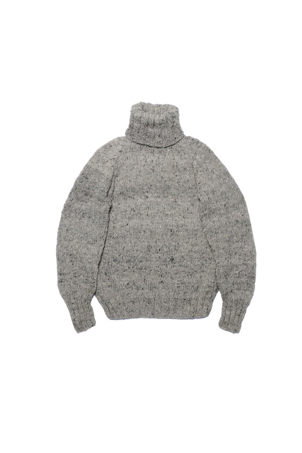 chamula Turtleneck Pullover - Pearl Grey S