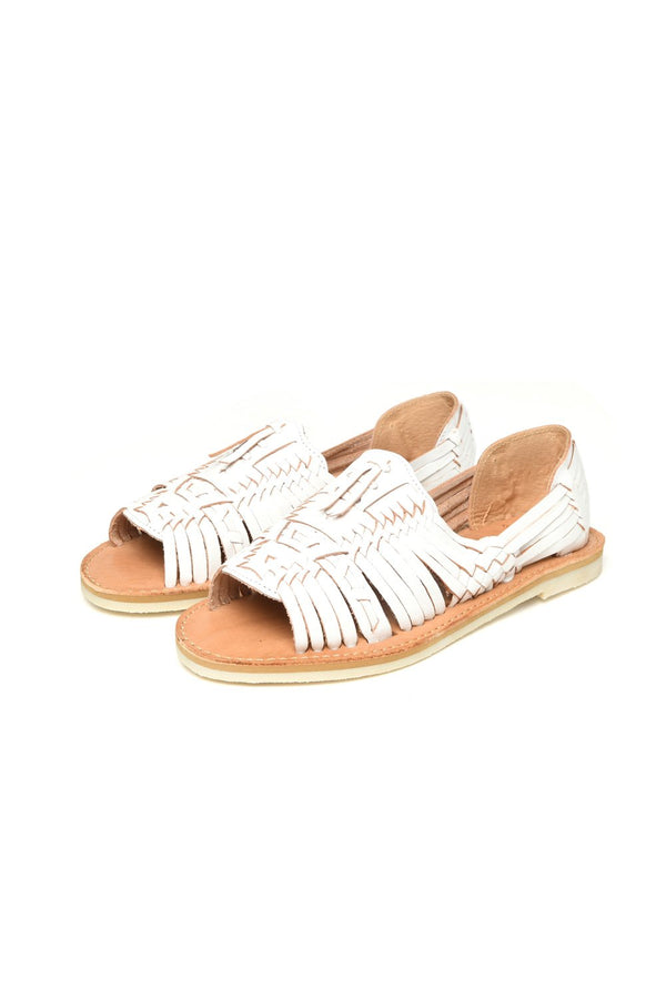 chamula Uxmal Sandals White chamula Uxmal Sandals White