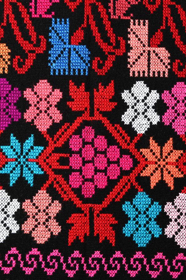 Chamula Embroidery Shawl - Arbol De La Vida (Tree Of Life) D Scarf