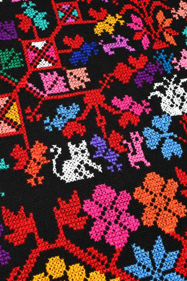 Chamula Embroidery Shawl - Arbol De La Vida (Tree Of Life) I Scarf