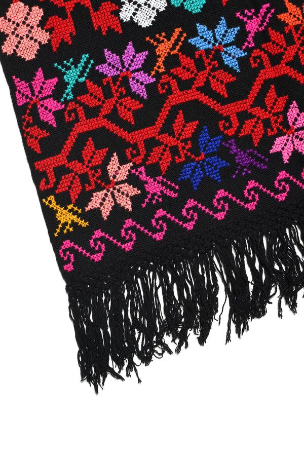 Chamula Embroidery Shawl - Arbol De La Vida (Tree Of Life) I Scarf