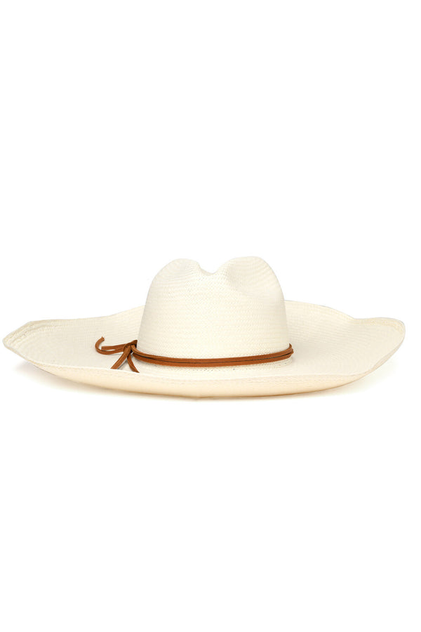 Chamula Llano Cuenca Fedora Ala Grande - Blanco Hats 56
