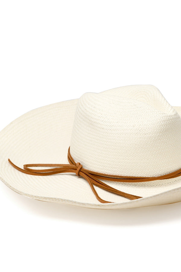 Chamula Llano Cuenca Fedora Ala Grande - Blanco Hats 56