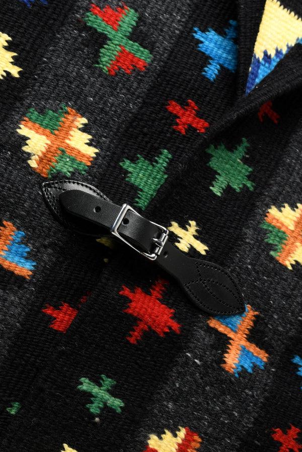 Chamula Merino Wool Blanket Poncho Estrella - Amarillo Poncho