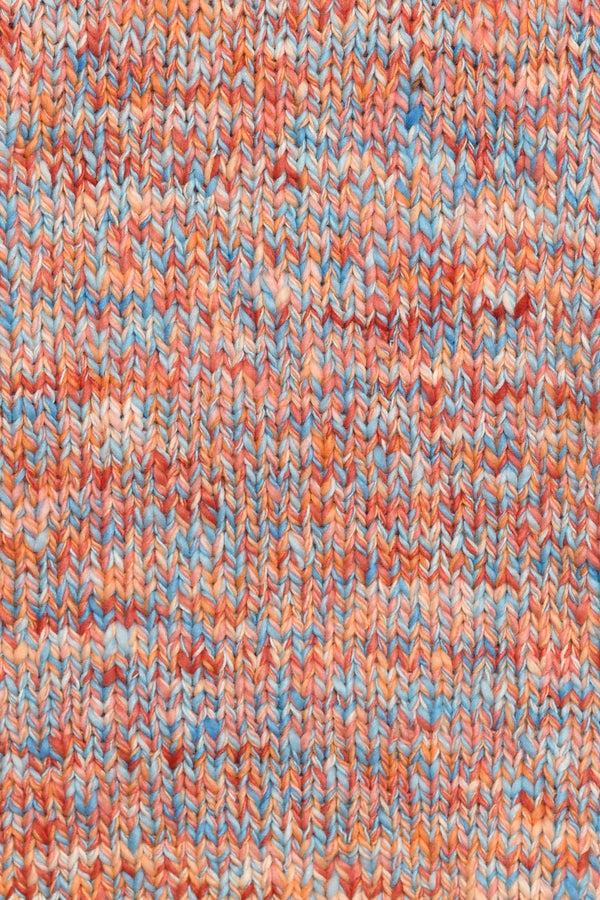 Chamula Mix Heather Crewneck Pullover - Heather Med Turq Mix Sweater S