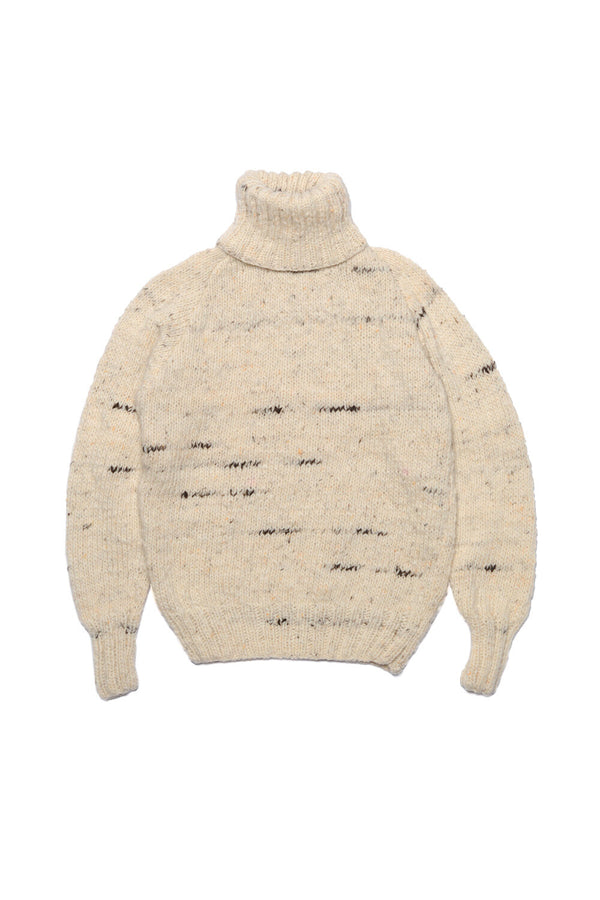 chamula Turtleneck Pullover - Natural Heather Sweater S