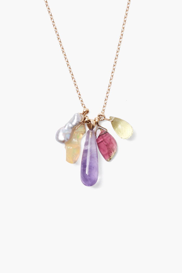 chan luu 14k Amethyst Mix Kaleidoscope Necklace Necklaces