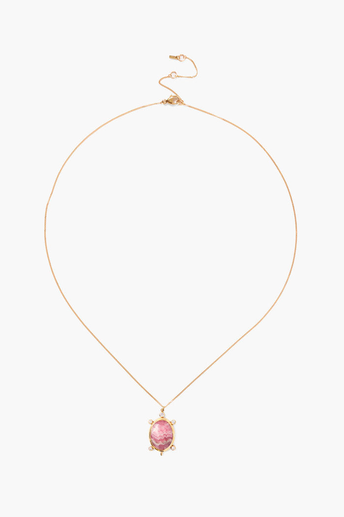 Chan Luu 14k Turtle Necklace Rhodochrosite Necklaces