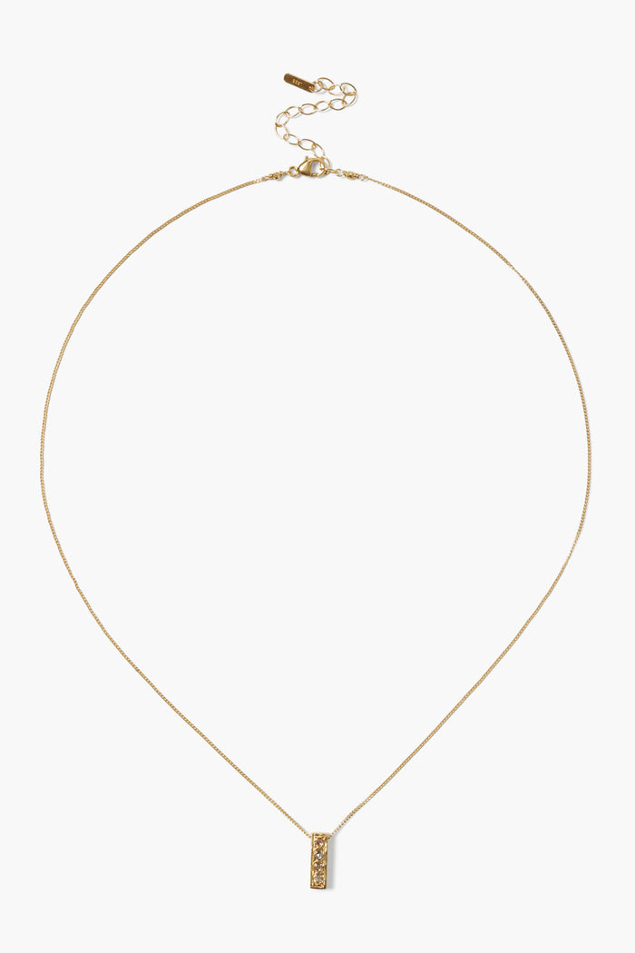 Chan Luu Bar Diamond Necklace Yellow Gold Necklaces