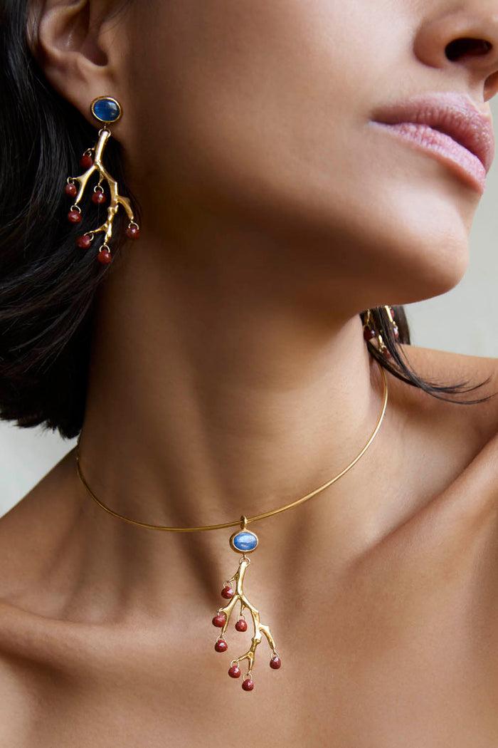 Chan Luu Branch Collar Necklace Kyanite Mix Necklaces