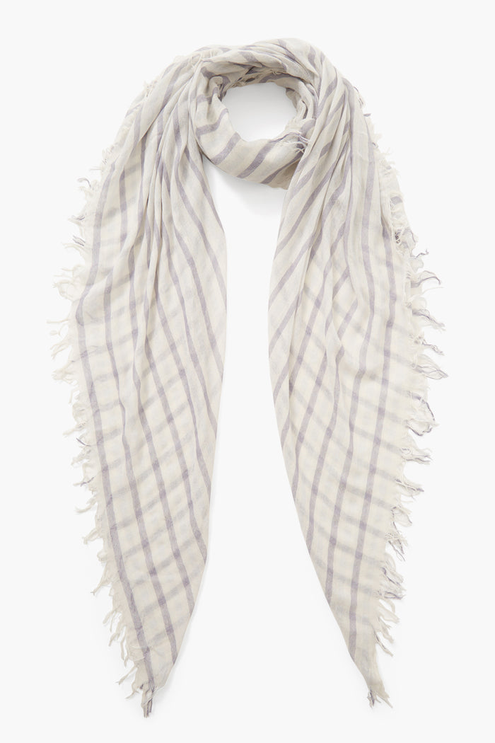 chan luu Cashmere and Silk Scarf Blue Granite Linea Scarves