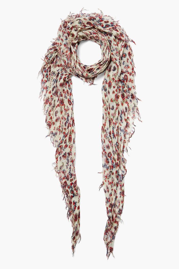 chan luu Cashmere and Silk Scarf Cloud Cream Paisley Scarves