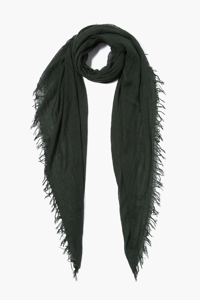 chan luu Cashmere and Silk Scarf Kombu Green Scarves