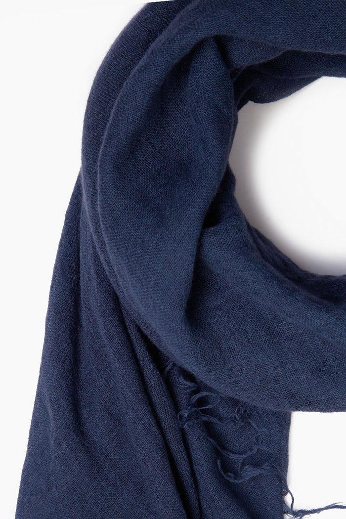 Chan Luu Cashmere And Silk Scarf Medieval Blue Scarves