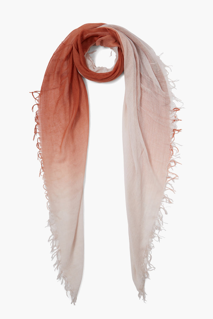 chan luu Cashmere and Silk Scarf Picante Dip Dyed Scarves