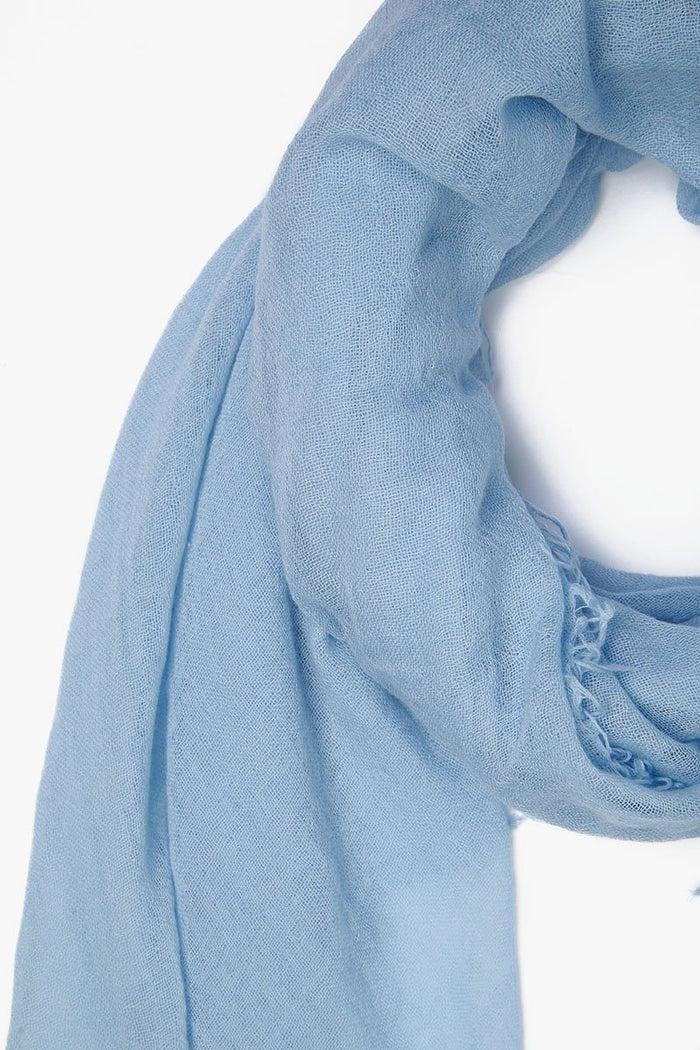 Chan Luu Cashmere And Silk Scarf Simply Blue Scarves