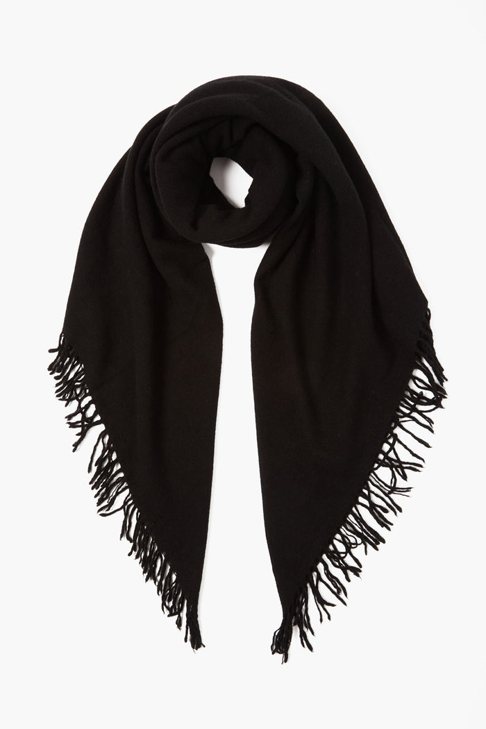 chan luu 100% Cashmere Scarf Black Scarves
