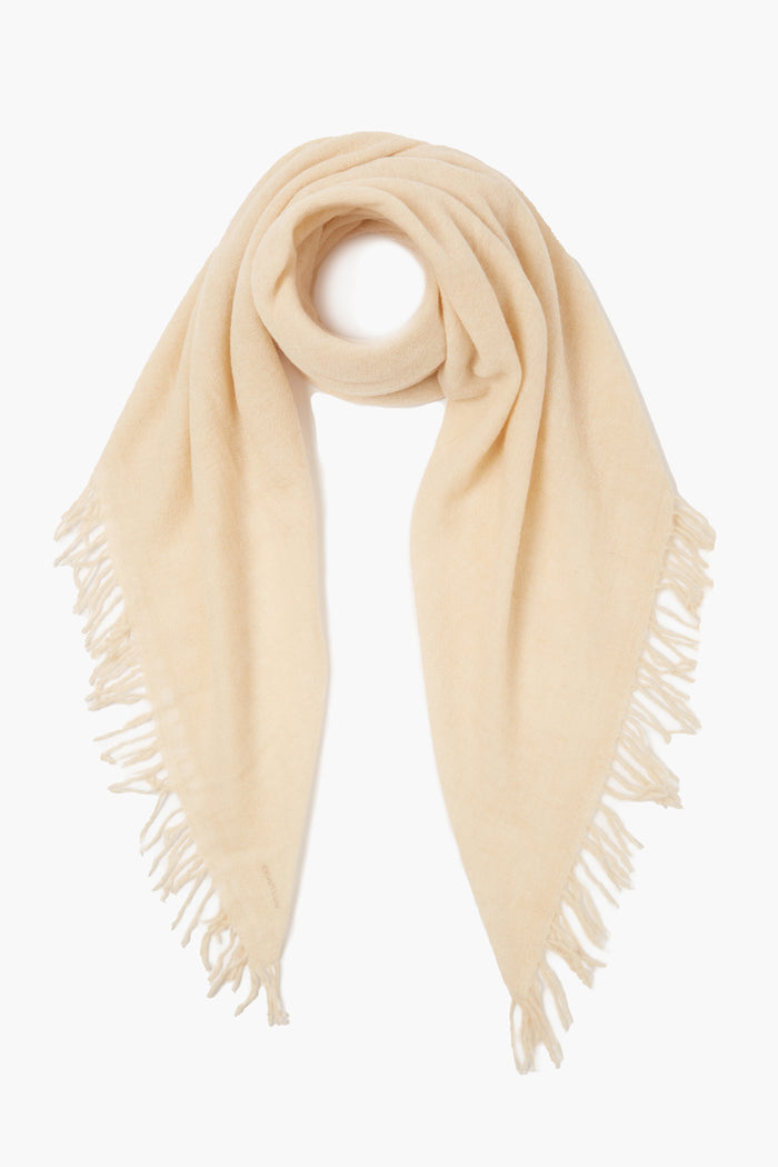 chan luu 100% Cashmere Scarf Cream Scarves