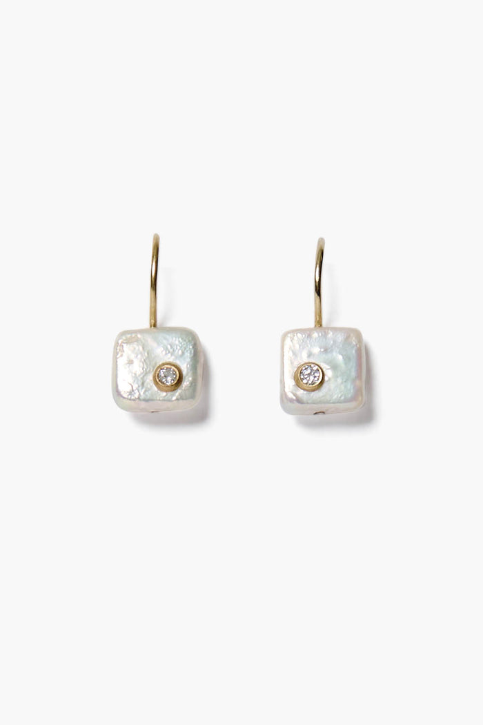 chan luu 14k Delmar Earrings White Pearl Earrings