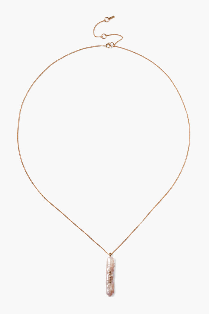 Chan Luu 14k Haena Necklace Pink Pearl Necklaces