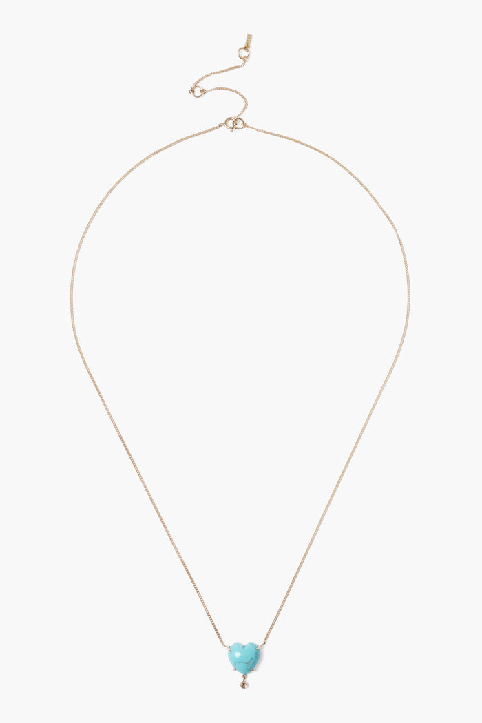 Chan Luu 14k Heart Necklace Turquoise Necklaces