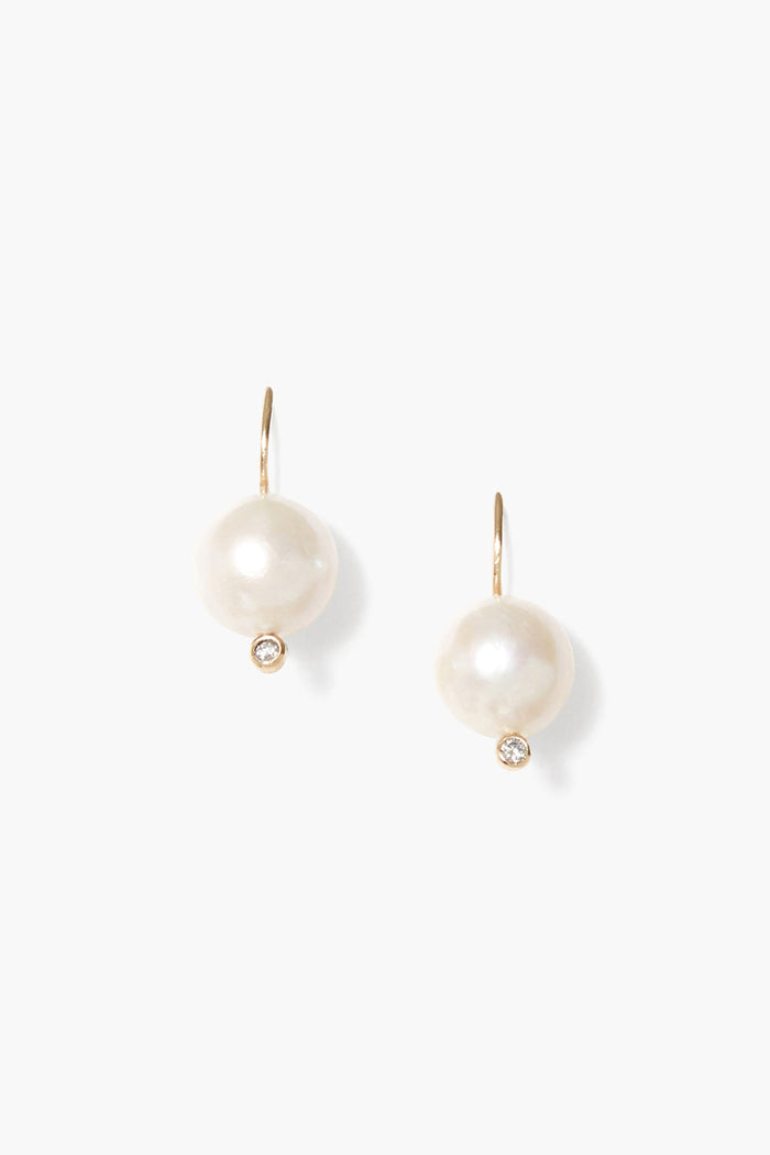 chan luu 14k Kaia Earrings White Pearl Earrings