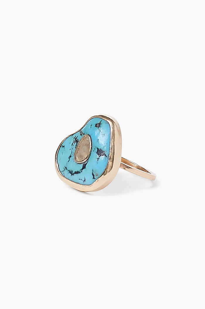 Chan Luu 14k Oasis Ring Turquoise Rings