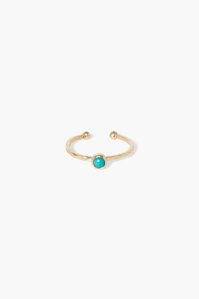 chan luu 14k Xochi Toe Ring Turquoise Toe Rings